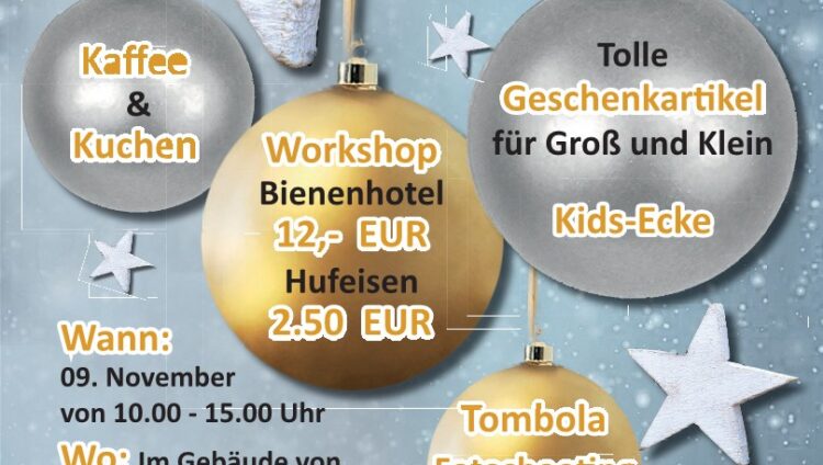 Adventszauber in Augsburg-Haunstetten, Aussteller, Tombola, Geschenke, Weihnachten, Nikolaus, Fotoshooting, Kaffee, Kuchen, Workshop