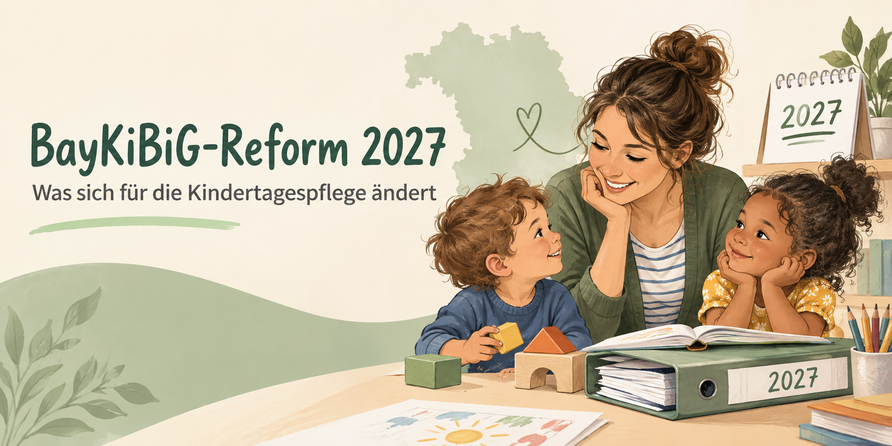 Kindertagespflege, Großtagespflege, Augsburg, Bündnis, BayKiBiG, Reform, Änderungen, Kinderbetreuung